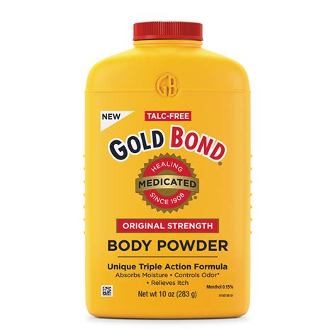 talc free gold bond powder